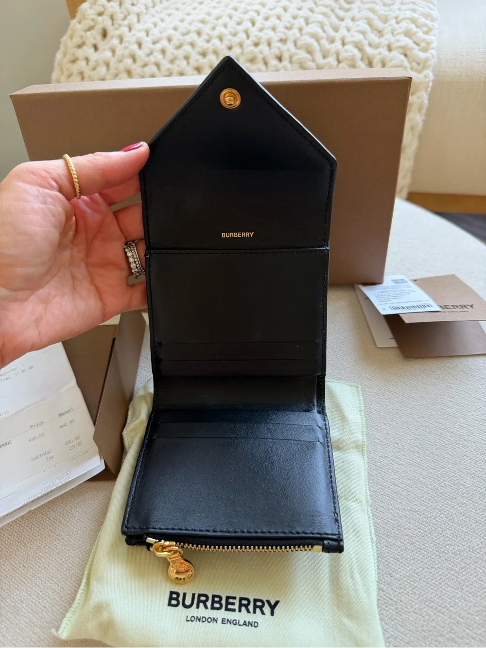 Burberry Nova Check Small Wallet